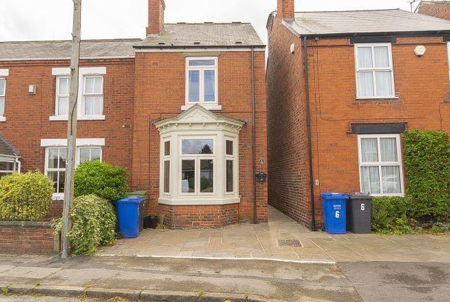This three bedroom semi-detached house has an open-plan kitchen diner with bi-fold doors and log burner. Marketed by Wilkins Vardy, 01246 580064.
