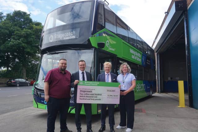 Stagecoach, Nottinghamshire County Council and West Notts College support green transport.
