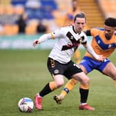 Aaron Lewis in action for Newport against the Stags two years ago.