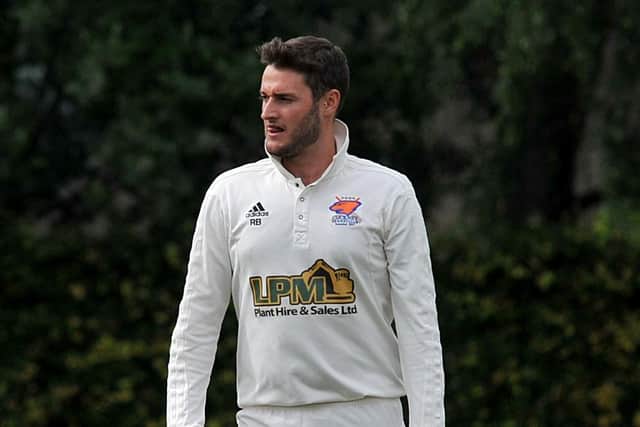 Richard Bostock took three wickets. Photo: Rachel Atkins