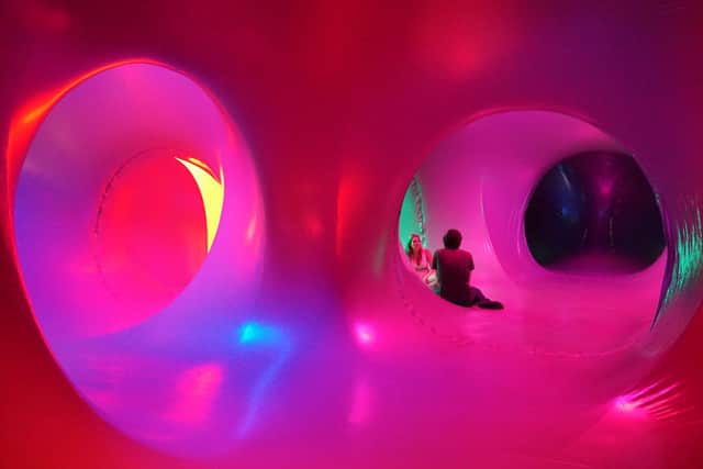 The giant Architects of Air inflatable Luminarium sculpture is coming to Mansfield