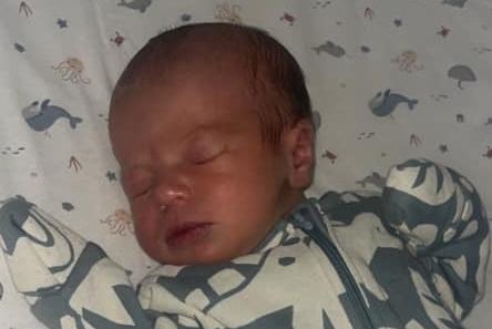 This photo of Tays Whatmore, who is only 11 days old, was sent to us by Cherise Vardy