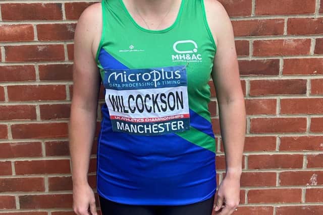 Rachel Wilcockson world silver in the Hammer