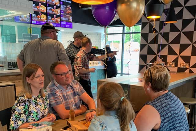 Many of the families won online competitions to join the VIP event.