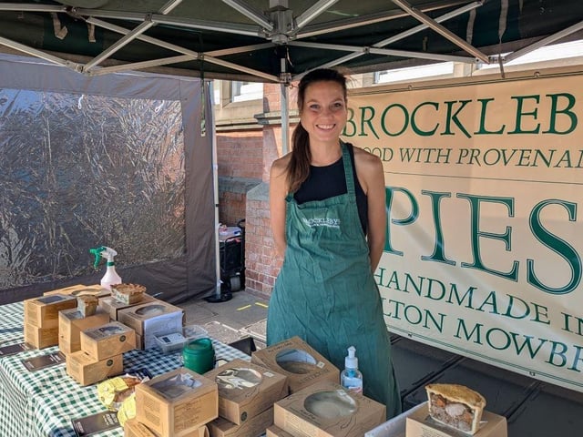The festival attracted vendors from several areas, including Brockleby Pies from Leicestershire