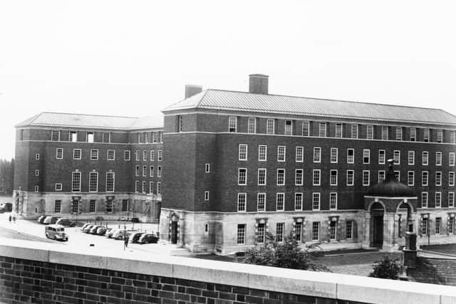 Nottinghamshire Council's County Hall headquarters in 1952. Picture: Nottinghamshire Council