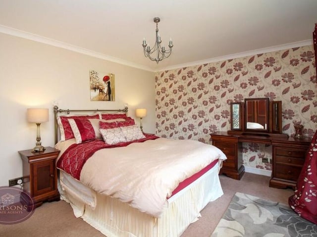 Bedroom number two at the Church Hill house has a touch of class, don't you think?