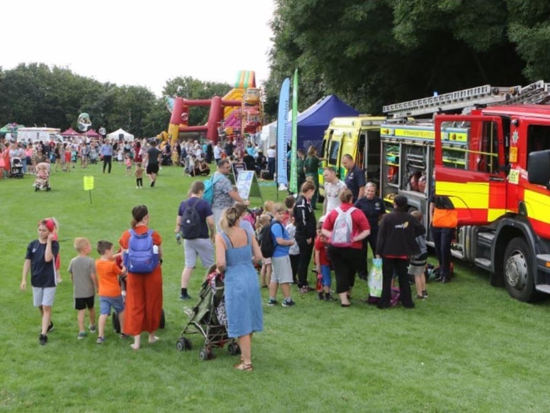 Large numbers turned out for the Eastwood fun day in 2019.