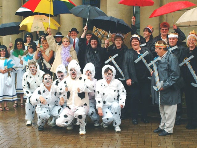 Mansfield Ladies Darts team all dressed up for charity