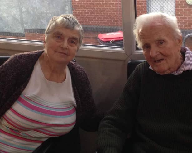 Paddy Farrell is pictured with his beloved wife Pat.