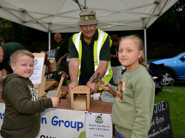 Check out this selection of summer festival shots including this image from Mansfield Summer Festival at Titchfield Park - making a bird box with the Maun Conservation Group are Dylan Scrase, eight and Lillie Scrase, 10