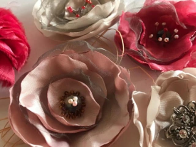 Get ready for summer weddings and festivals by making your own fabric flower accessories. The arts and crafts Makers Club at the Harley Gallery at Welbeck is staging a session, led by an expert tutor, this Saturday afternoon. Use your imagination to create all things floral - from garlands and headbands to corsages and combs