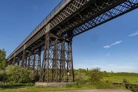Storytelling sessions will take place on the skywalk of the Iron Giant about Bennerley Viaduct. Photo: Submitted