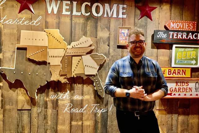 General manager Andy Moore inside Hickory's Smokehouse, Nuthall.