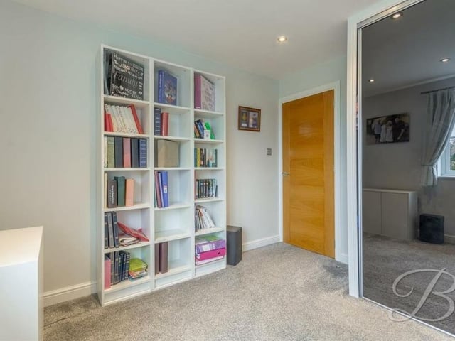 Another example of handy storage space within the bedrooms at the £620,000 property.