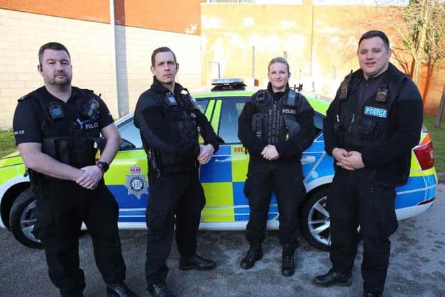 Nottinghamshire knife crime team.