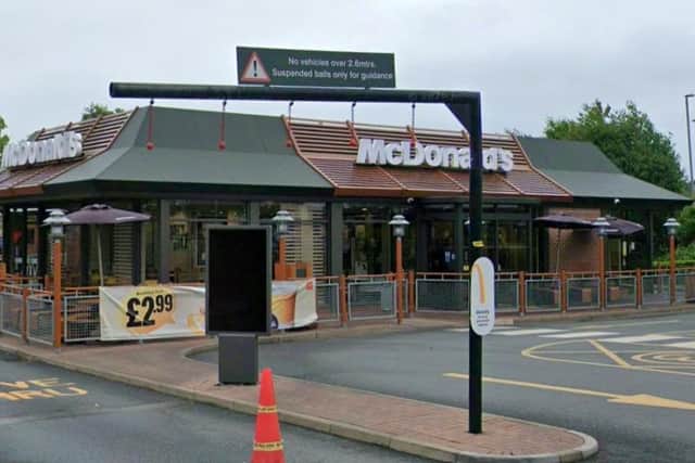 Dodson has been charged with a break-in at the McDonald's on Park Lane in Mansfield in April. Photo: Google