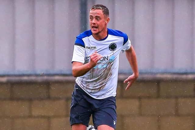 Brad Newby - two goals for Sherwood Colliery in Saturday's win at Maltby.