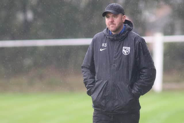 Selston FC manager Karl Steed - recruiting well.