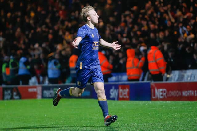 George Lapslie - two goals at Doncaster including Match of the Day's pick of the round - Photo by Chris Holloway/The Bigger Picture.media