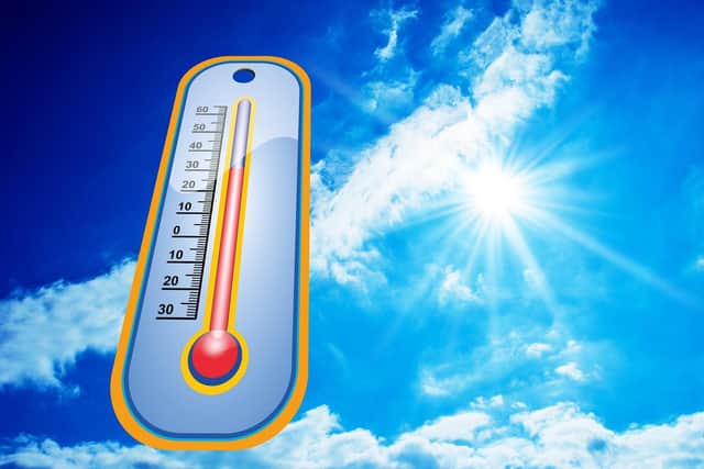 Temperatures will reach up to 26C this week.