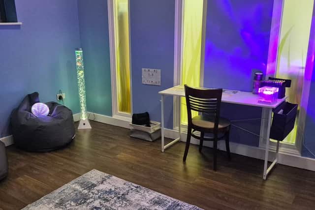 New sensory room at Cygnet Sherwood Lodge