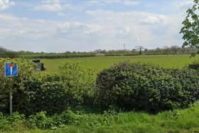 Plans to build two holiday lodges on this parcel of land off Penniment Lane have been turned down by the council. Photo: Google