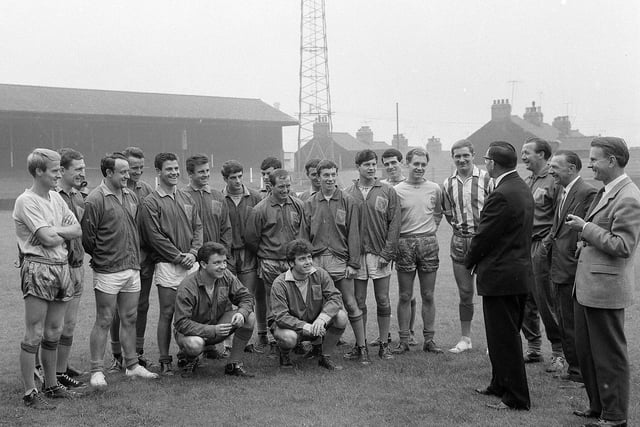 Welcome back - Stags return to training in 1965.