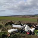 A significant amount of fly-tipping was discovered on footpaths and bridleways.