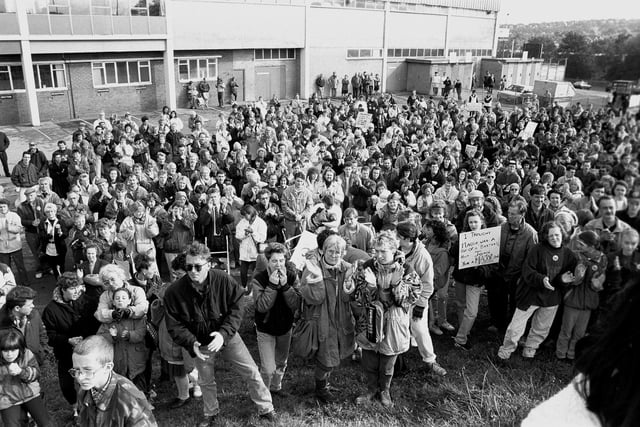 1992 saw the march against the Pit Closure Programme in Mansfield