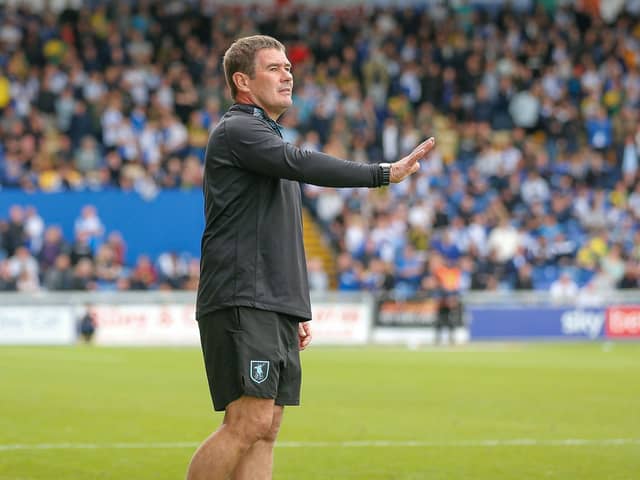 Mansfield Town Manager Nigel Clough - focusing on the Stags game and avoiding the distraction of checking how rivals are doing.