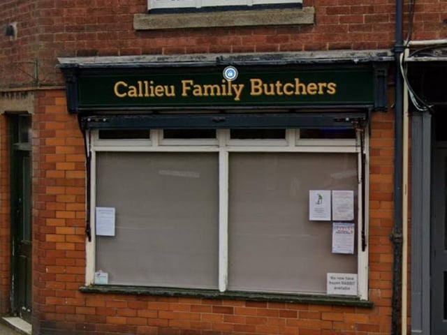 Callieu Family Butchers on West Lane, Edwinstowe, has a 4.7/5 rating based on 23 reviews.