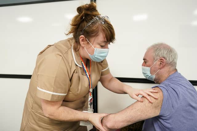 A vaccination bus is coming to Mansfield tomorrow (Tuesday). (Photo by Ian Forsyth/Getty Images)