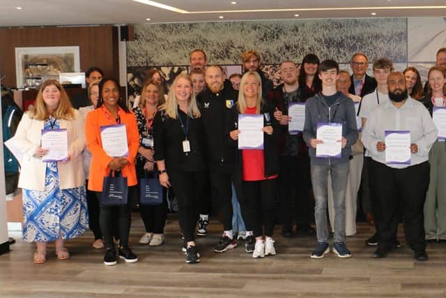 Employers, students and staff celebrated the value of work placement opportunities.