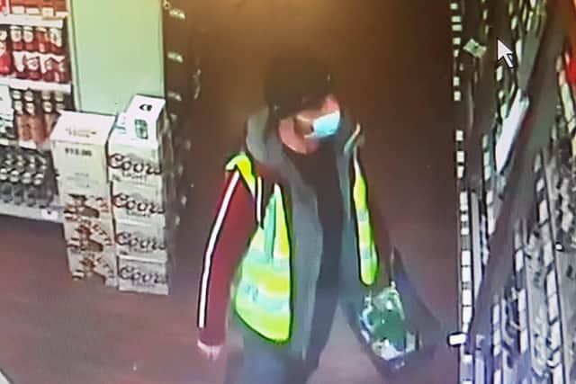 Police are appealing for the public to help identify a man wanted in connection with an incident at Bolsover Co-op last week.