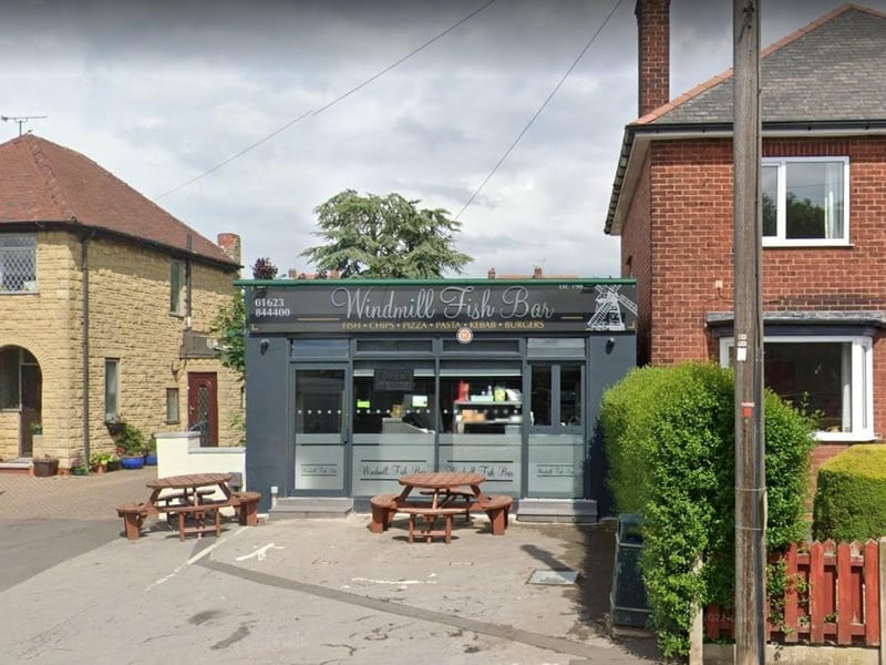 Windmill Fish Bar on Sherwood Street, Warsop.