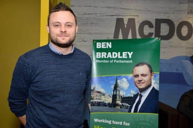 Mansfield MP Ben Bradley.
