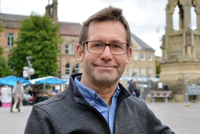 Andy Abrahams, Mansfield mayor.