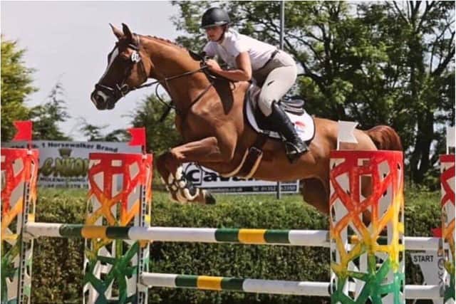 Harriette Rushton international local showjumper.