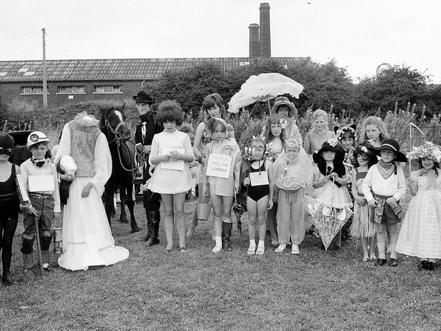 Fancy dress time in 1971