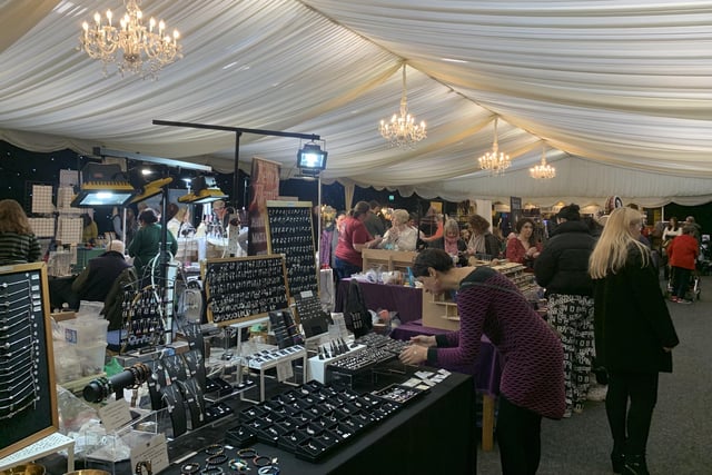Visitors could browse more than 50 stalls in the main hall.