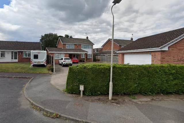 The detached garage (right) at 57 Wingfield Road, Mansfield, which could soon be converted into a beauty room.