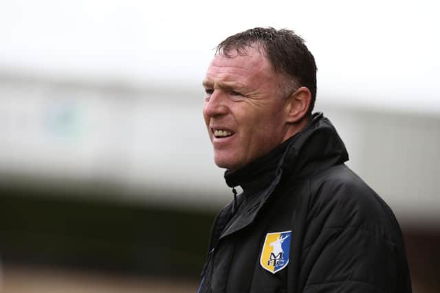 Mansfield Town manager Graham Coughlan.