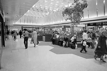 Mansfield's Four Seasons Shopping Centre in 1980.