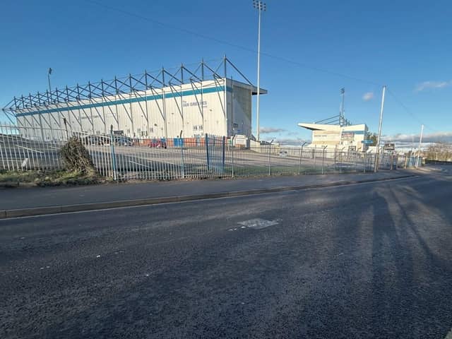 Quarry Lane - set to close as fans leave Saturday's game for safety reasons.