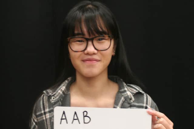 Jenny achieved AAB and will go on to study pharmacology at University College London.