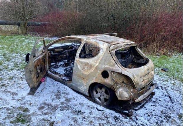 More than 160 vehicles were torched deliberately across Nottinghamshire in a year, fire service figures show.
