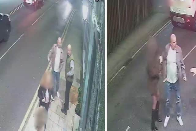 Nottinghamshire Police have released images of two men they would like to speak with.