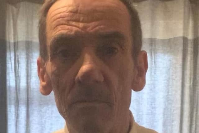 Disabled tenant Garry Davies, 60, who is at the centre of an ongoing dispute with his neighbour on Hill View Road, Kirkby.