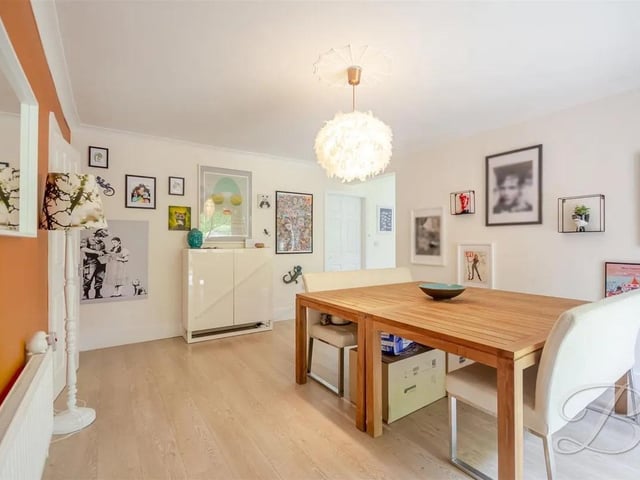 Enjoy family meals or hosting guests in this stunning space